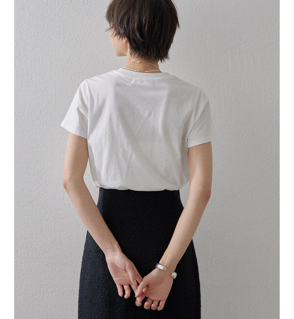 THE PAUSE「【THE PAUSE】THE PAUSE刺繍Tシャツ」|Tシャツ・カットソー|