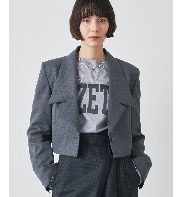  「ウールギャバテーラージャケット」|テーラードジャケット|