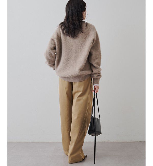  「ファーVプルオーバー」|ニット・セーター|