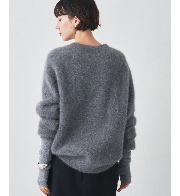  「ファーVプルオーバー」|ニット・セーター|