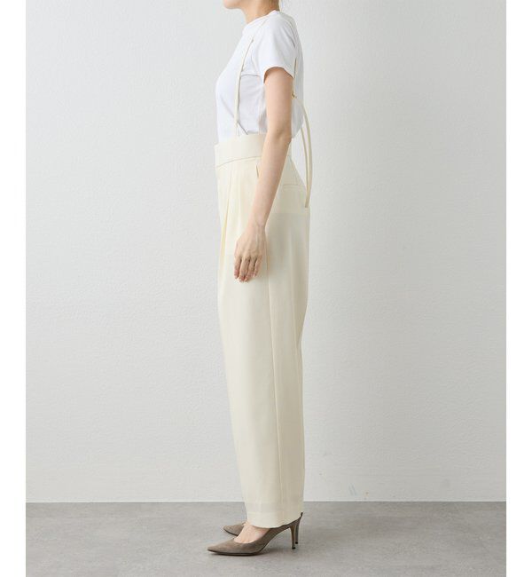  「ハイウエストタックパンツ」|チノ|