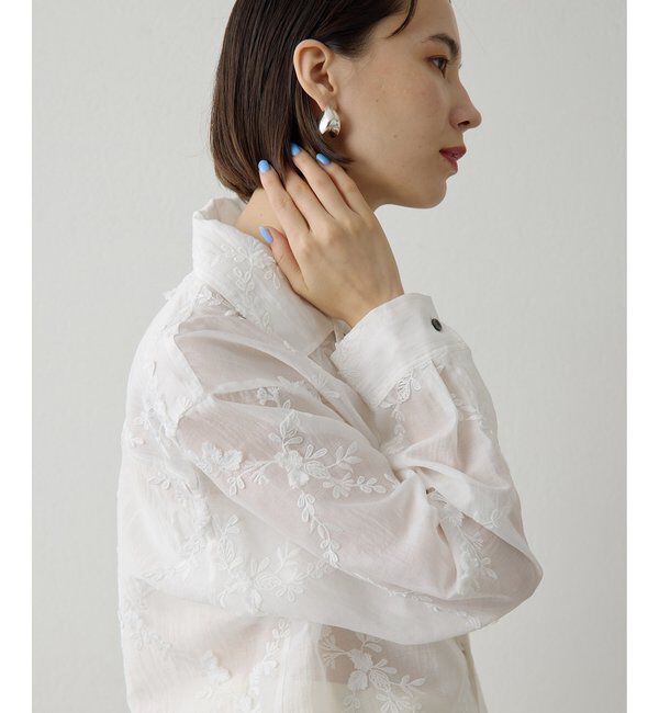  「3D刺繍シャツ」|シャツ・ブラウス|