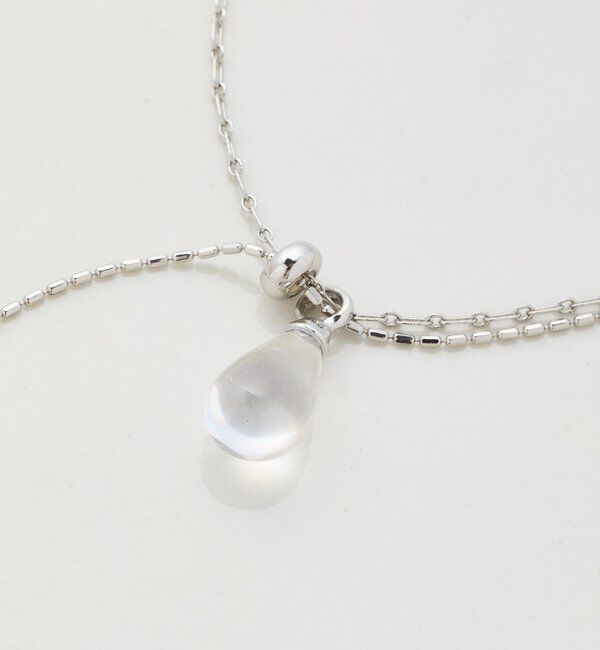  「【PAPILLONNER/パピヨネ】クリアドロップＹ字ネックレス」|リング|