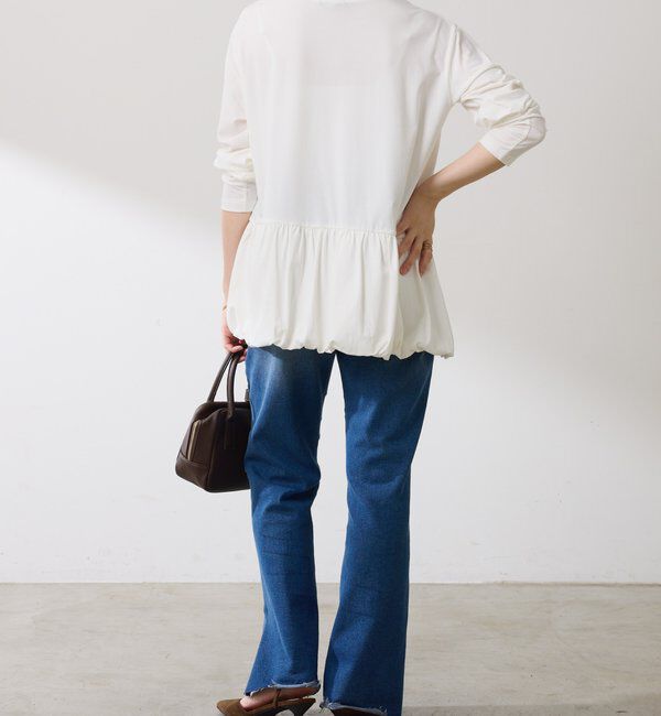  「裾バルーンロンT」|Tシャツ・カットソー|