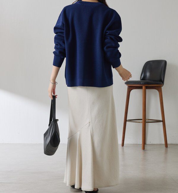  「ツヤボタンカーディガン」|ニット・セーター|