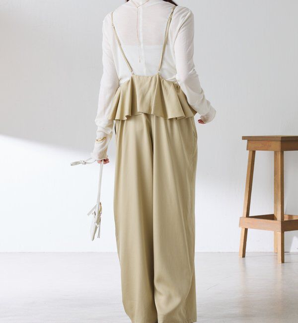  「ラッフルサスペンダーパンツ」|チノ|