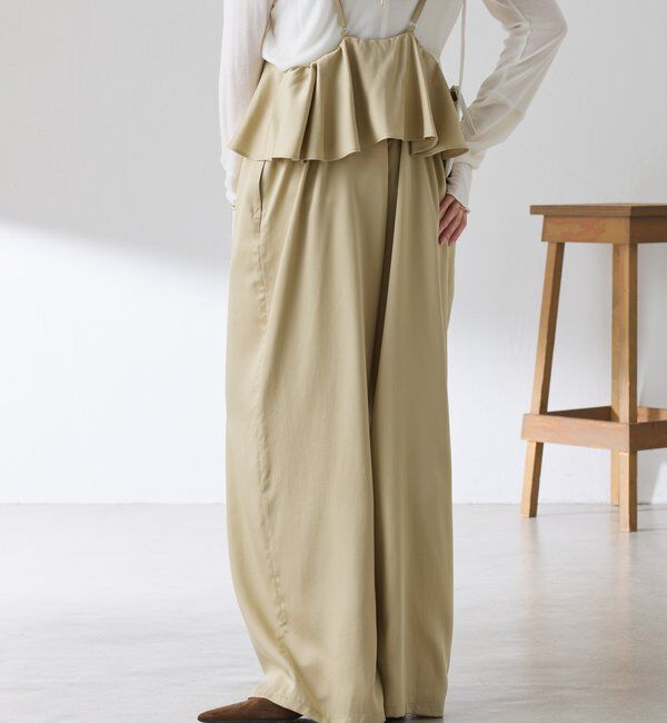  「ラッフルサスペンダーパンツ」|チノ|