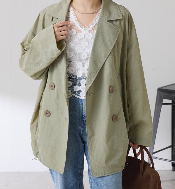  「エアーナイロンミドルトレンチコート」|その他|