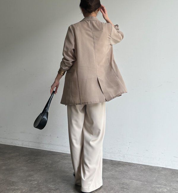  「【累計販売数3万枚突破/23色4サイズ展開！】タックワイドパンツ」|チノ|