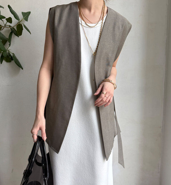  「【全骨格細見え】ブークレーダンボールタンクワンピース」|ワンピース|