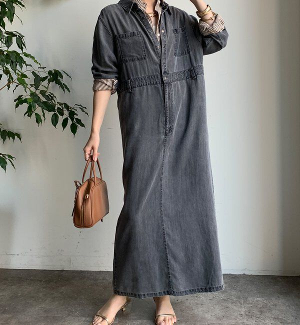  「リヨセルデニムワンピース」|ワンピース|