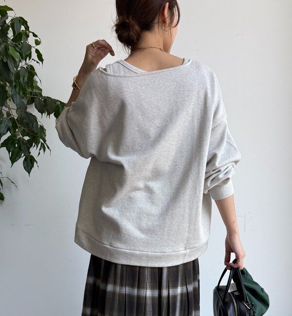  「【新色追加/インフルエンサーSAKURA企画】ラメスウェットタンクセット」|Tシャツ・カットソー|