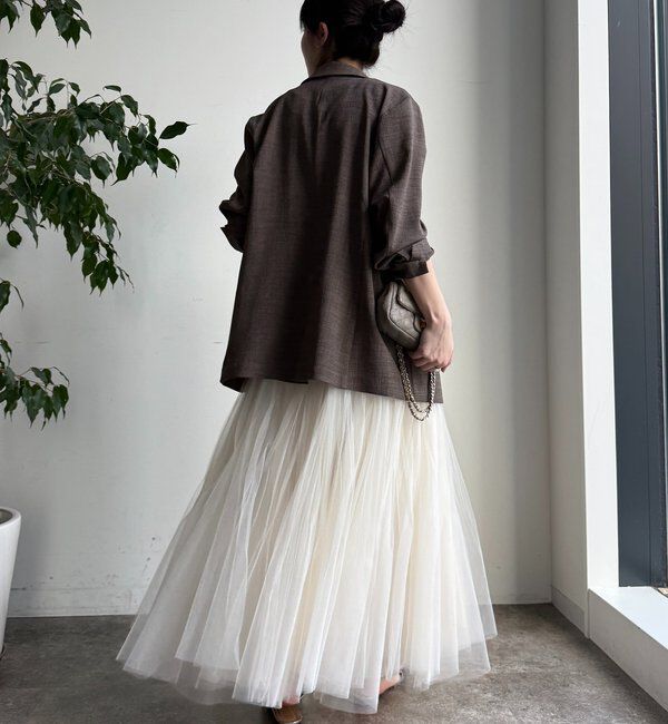  「ダブルチュールスカート」|スカート|