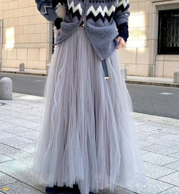  「ダブルチュールスカート」|スカート|