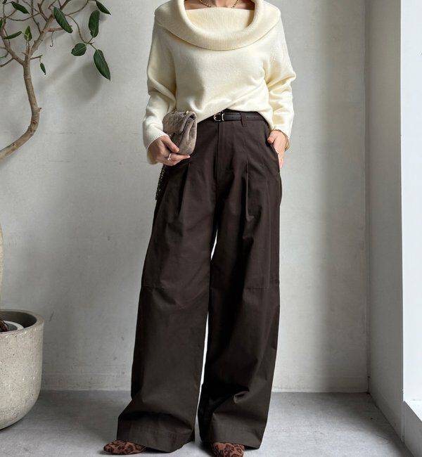  「オフタートルプルオーバー」|ニット・セーター|