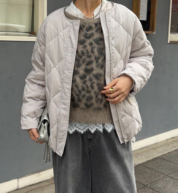  「ストレッチタフタ袖リブショートダウン」|その他|