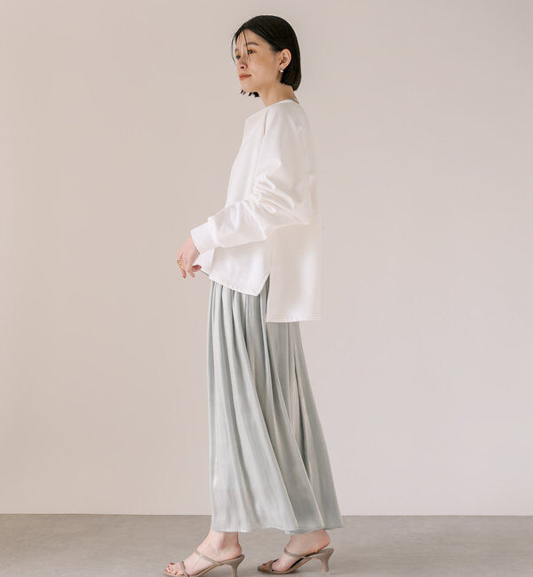  「【大人が着やすい】キーネックオーバースウェット」|Tシャツ・カットソー|