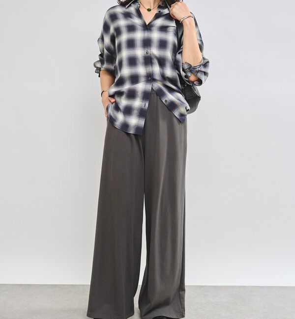  「【MONN.:.(モン)】スウェットワイドパンツ」|その他|