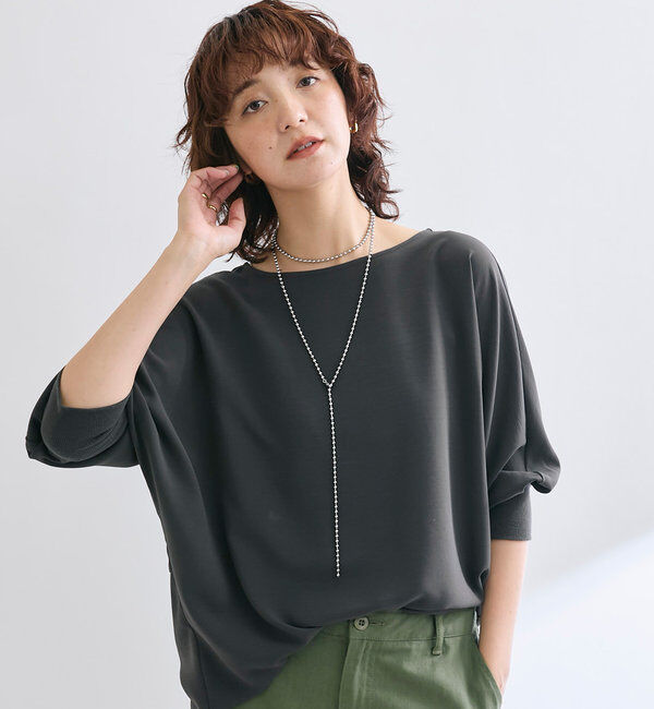  「【R.good(アールドットグッド)】120ｃｍボールチェーンアジャストネックレ」|ブローチ・コサージュ|