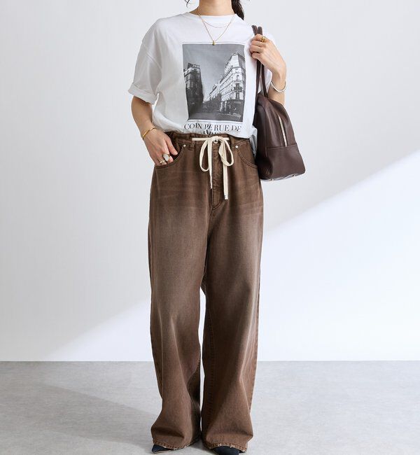  「【遊び心をプラス】ドロストカラーパンツ」|チノ|