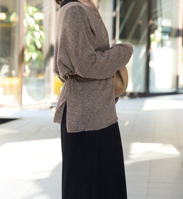  「【リニューアル】2wayスパングルシアーニット」|ニット・セーター|