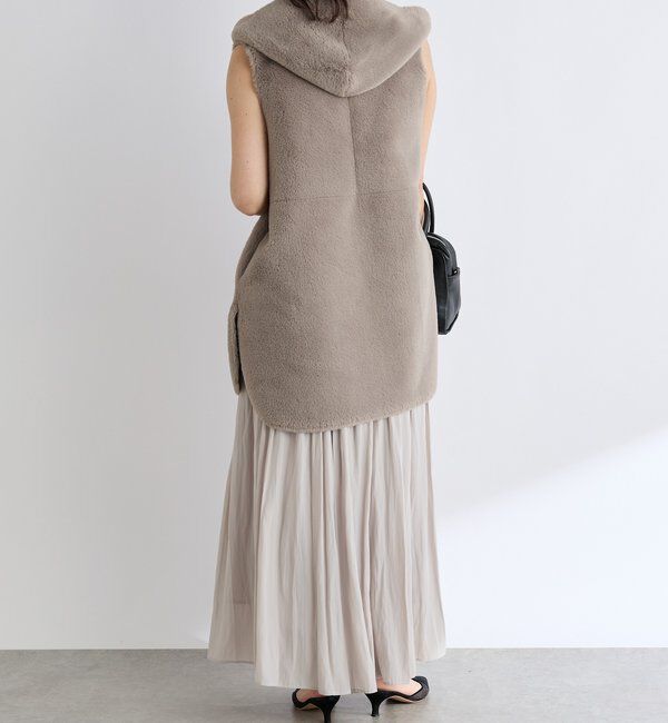  「【上品なシルエット】割繊ギャザースカート」|スカート|