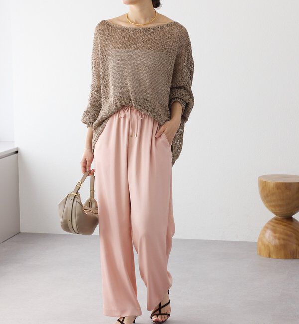  「【ご好評につき再販売開始！】テープヤーンボートネックニット」|ニット・セーター|