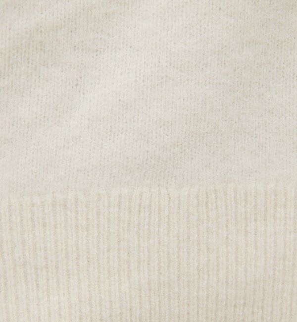  「【デコルテ美人ニット】ファーウールキーネックニット」|ニット・セーター|