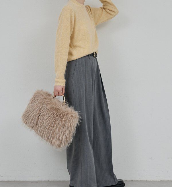  「【ATON】アルパカシルククルーネックニット/別注」|ニット・セーター|