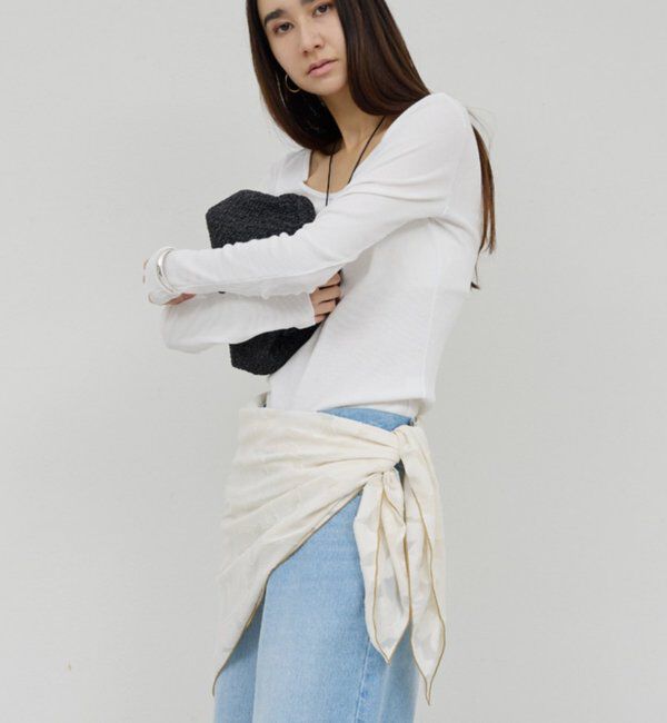  「シフォンジャガードスカーフ」|バンダナ・スカーフ|