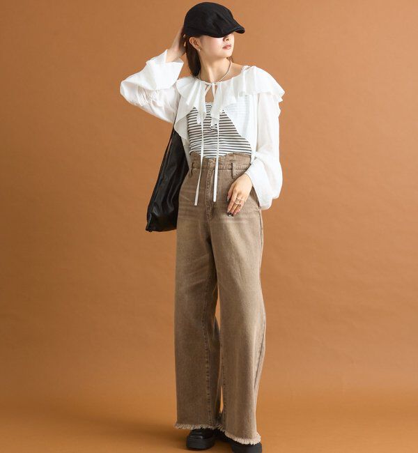  「ラッフルボレロブラウス」|シャツ・ブラウス|