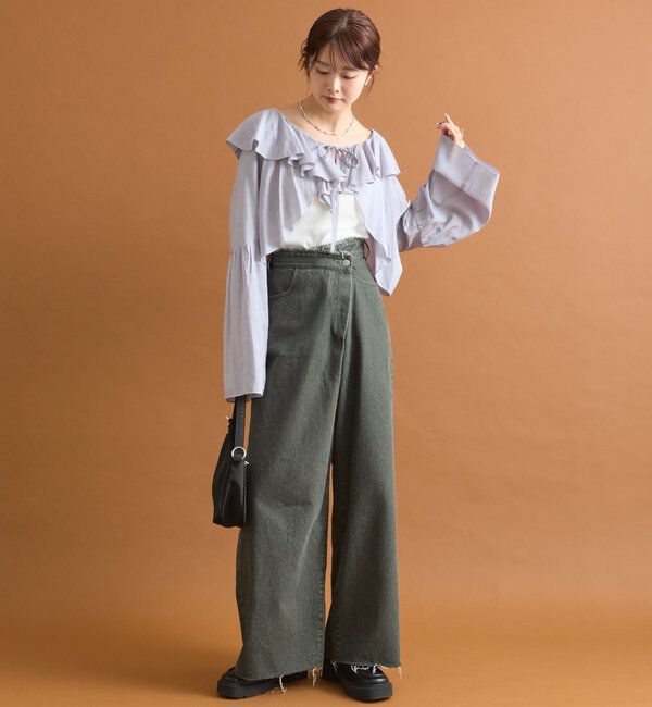  「ラッフルボレロブラウス」|シャツ・ブラウス|