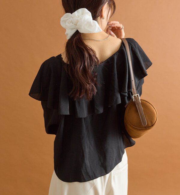  「ラッフルボレロブラウス」|シャツ・ブラウス|