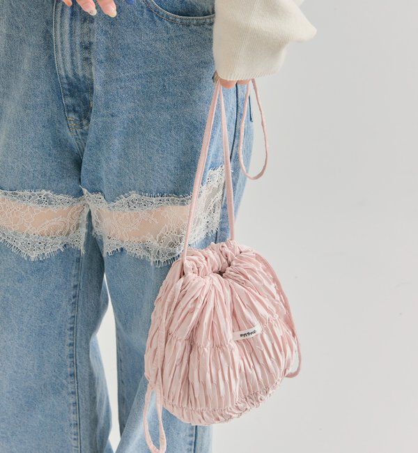  「シャーリングサテンホイップBAG」|トートバッグ|