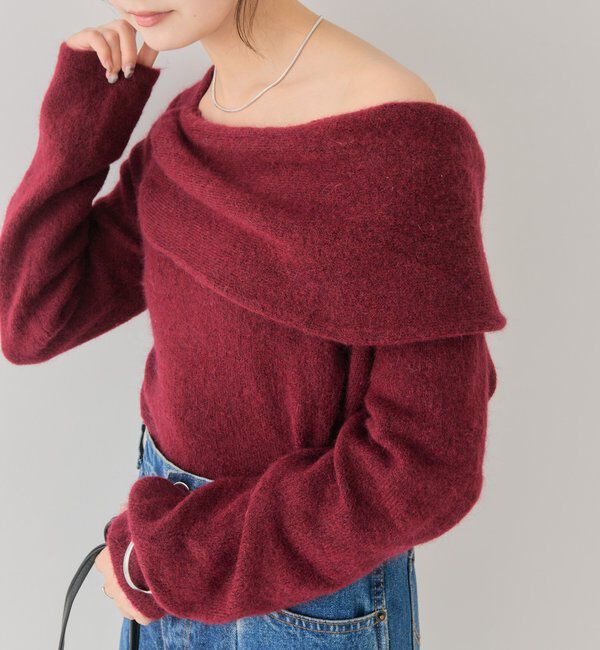  「ワンショルデザインニット」|ニット・セーター|