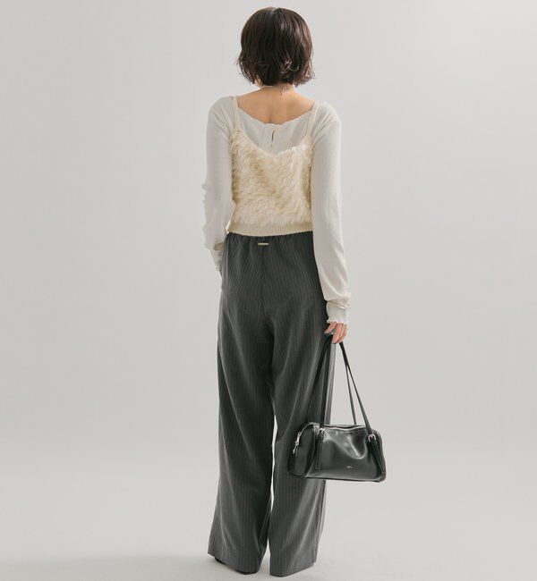  「2WAYループ ニットビスチェ」|ニット・セーター|