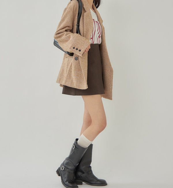  「ツイードBIGジャケット」|テーラードジャケット|