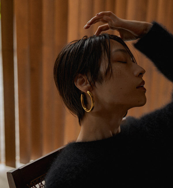  「【GALENA/ガレナ】フープピアス」|ピアス|