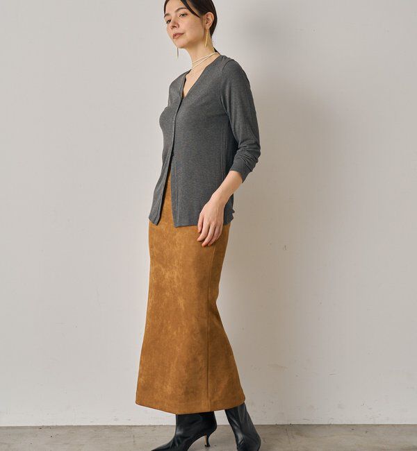  「フェイクスウェードスカート」|スカート|