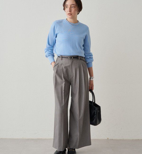  「ウールカシミヤクルーニット」|ニット・セーター|