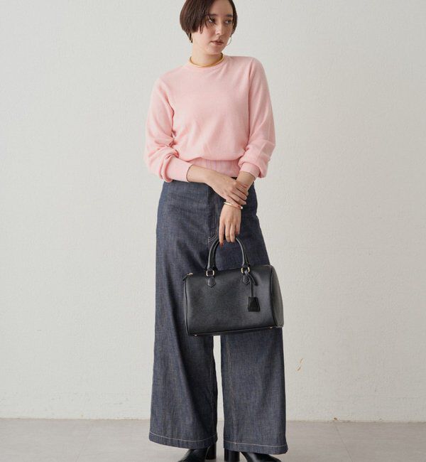  「ウールカシミヤクルーニット」|ニット・セーター|