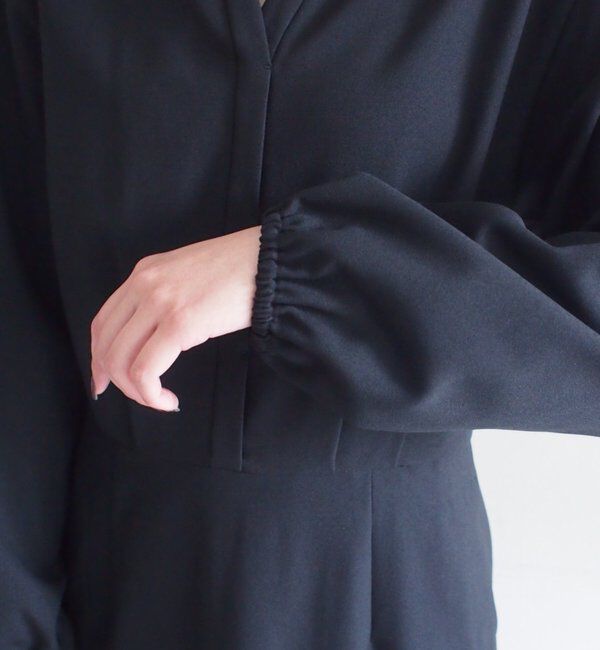  「リネンライクVワンピース」|ワンピース|