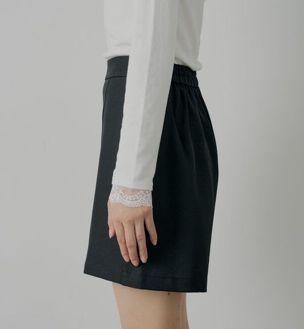  「【SALON by Chico】リボンラップスカート+スラックスハーフパンツ」|チノ|