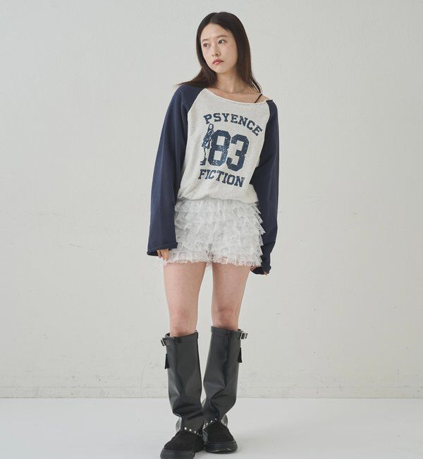  「エリオットナンバリングワンショルダースウェット」|Tシャツ・カットソー|