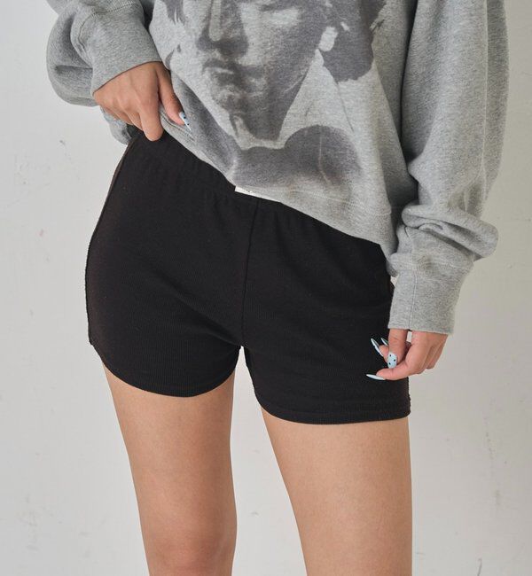  「【SLOPPY/スロッピー】リブショートパンツ」|チノ|