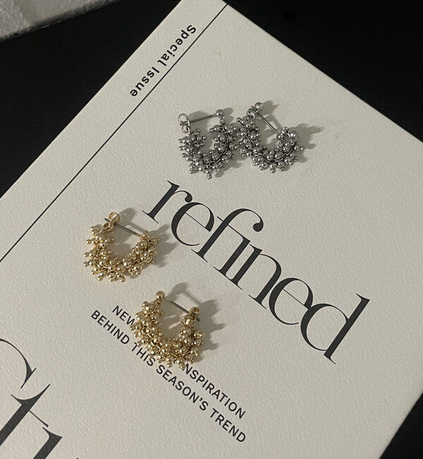  「〈GOLDY/ゴールディ〉ツブツブピアス」|リング|