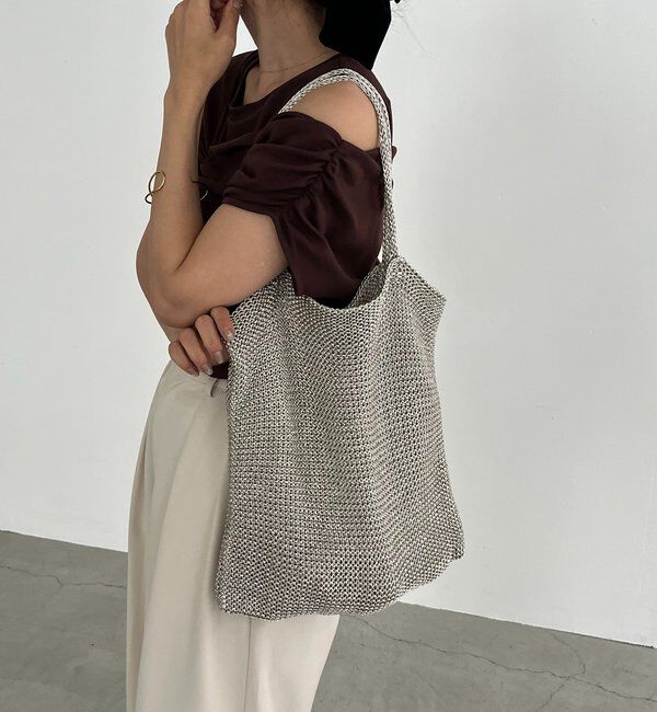  「【PC/A4サイズ収納可】ラメトートバッグ」|トートバッグ|