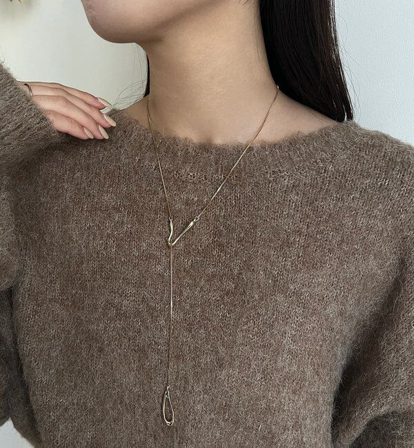  「〈GOLDY/ゴールディ〉ドロップYネックレス」|リング|