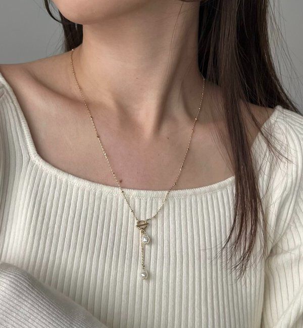  「〈GOLDY/ゴールディ〉マンテルパールネックレス」|リング|