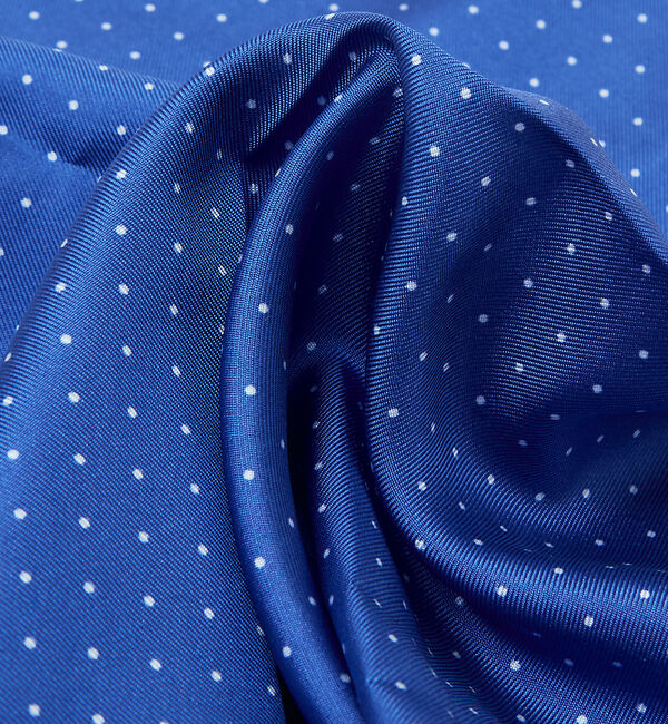 ABAHOUSE「【イタリア製】シルク ドット柄チーフ」|バンダナ・スカーフ|